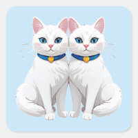White Cats With Blue Eyes 💙 Cute Twin Pets