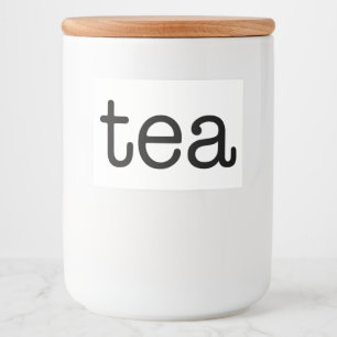 White Ceramic Kitchen Canisters Home Food Storage Food Label