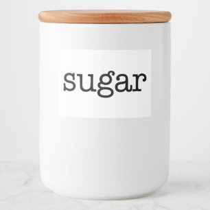 White Ceramic Kitchen Canisters Home Food Storage Label