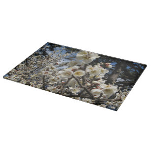 White Cherry Blossom / Sakura / サクラ（桜） Cutting Board