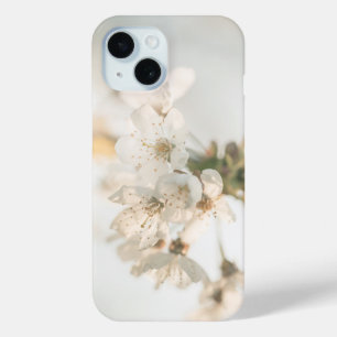 White Cherry Blossoms Nature Photo iPhone 15 Case