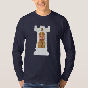White Chess Rook T-Shirt