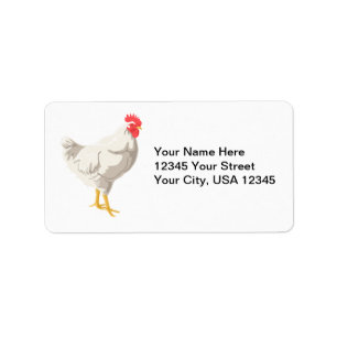 White Chicken Label