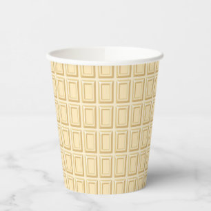 White Chocolate Bar Texture Paper Cups