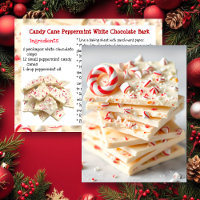 White Chocolate Candy Cane Peppermint Bark Recipe