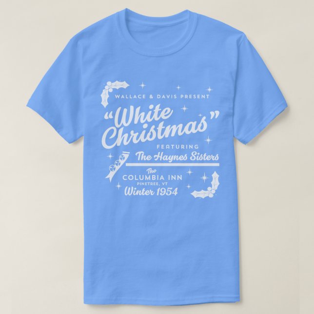 White Christmas Ad WH TShirt (Design Front)