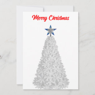 White Christmas Card