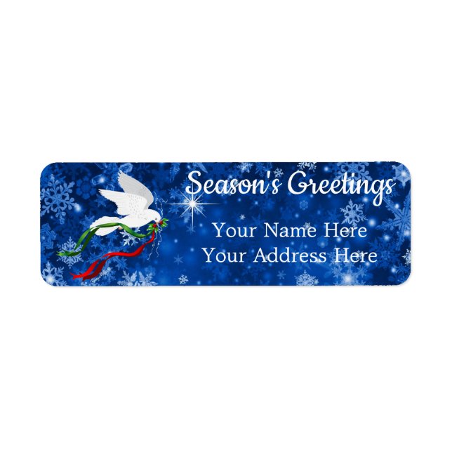 White Christmas Dove (Front)