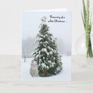 White Christmas Holiday Card