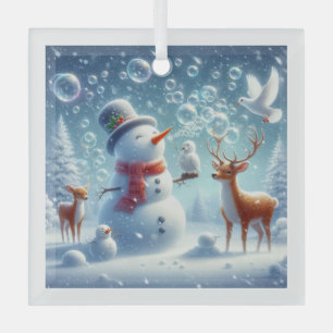 White Christmas Ornament