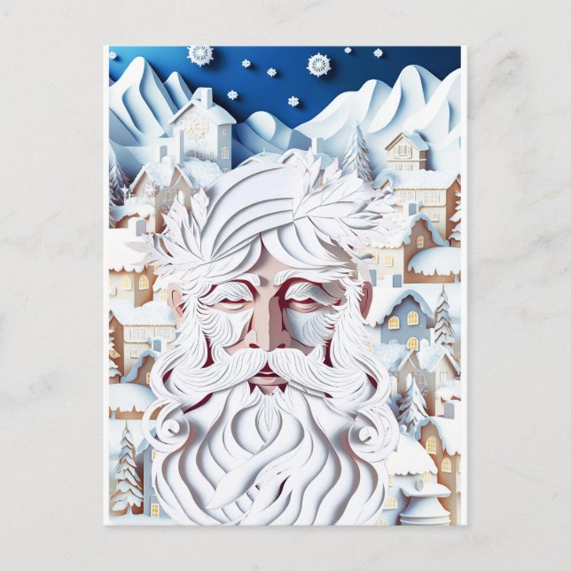 WHITE CHRISTMAS POSTCARD (Front)