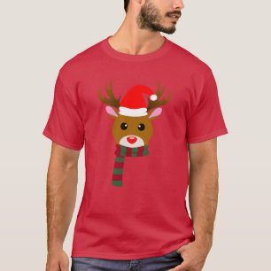 White Christmas Rudolph the Red Nosed Reindeer T-Shirt