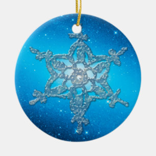 WHITE CHRISTMAS Snowflake Ornament 6