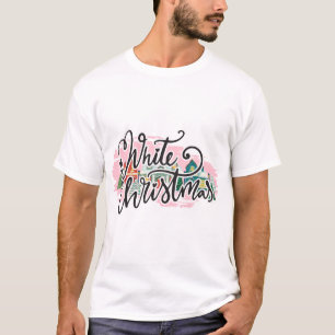 White Christmas Snowy Village T-Shirt