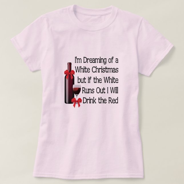 White Christmas T-Shirt (Design Front)