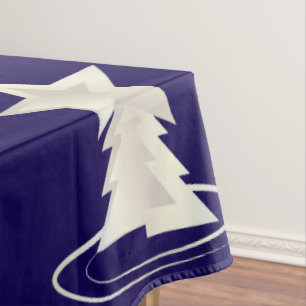 White Christmas Tablecloth
