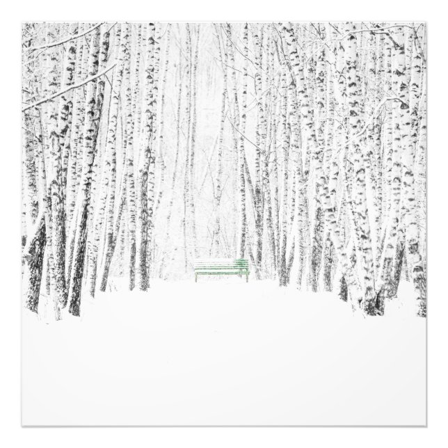 White Christmas Tale Photo Print (Front)