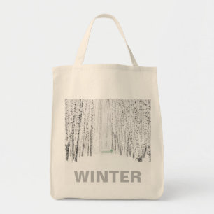White Christmas Tale Tote Bag