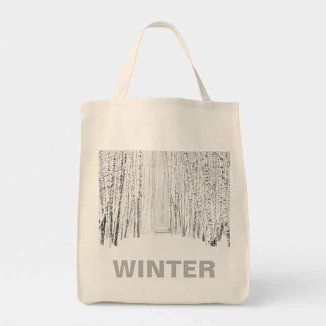 White Christmas Tale Tote Bag (Front)