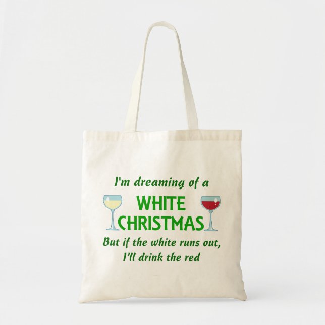 White Christmas Tote Bag (Front)