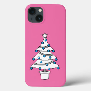 White Christmas Tree iPhone 13 Case