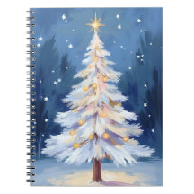 White Christmas Tree Winter Snow