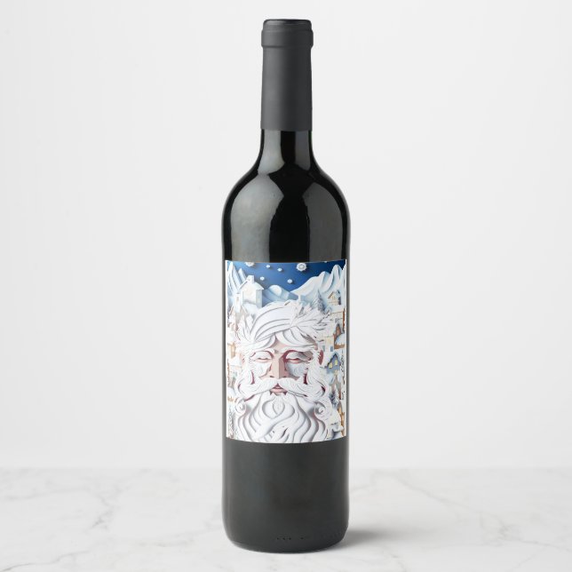 WHITE CHRISTMAS WINE LABEL (Front)
