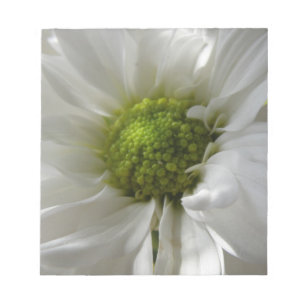 White Chrysanthemum Notepad