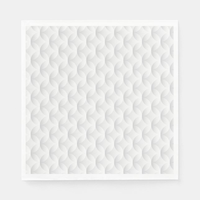 White circle embossed napkin (Front)