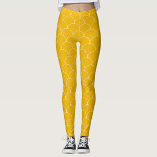 White Circles Seamless Leggings