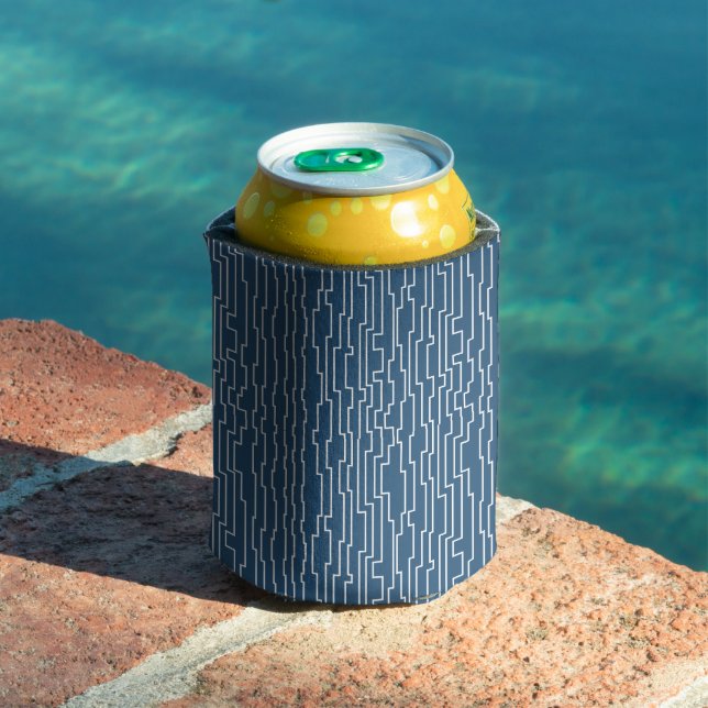 White Circuit Lines  Can Cooler (In Situ Pool)