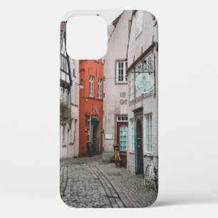 WHITE CITY BIKE PARKED ON ROADSIDE iPhone 12 CASE