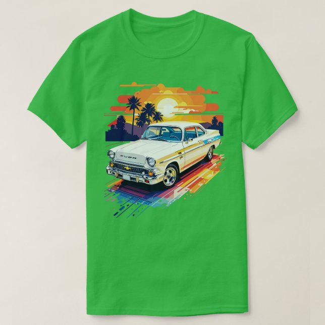 White classic Chevy T-Shirt (Design Front)