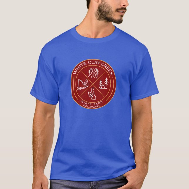 White Clay Creek State Park Heraldic Logo T-Shirt (Front)