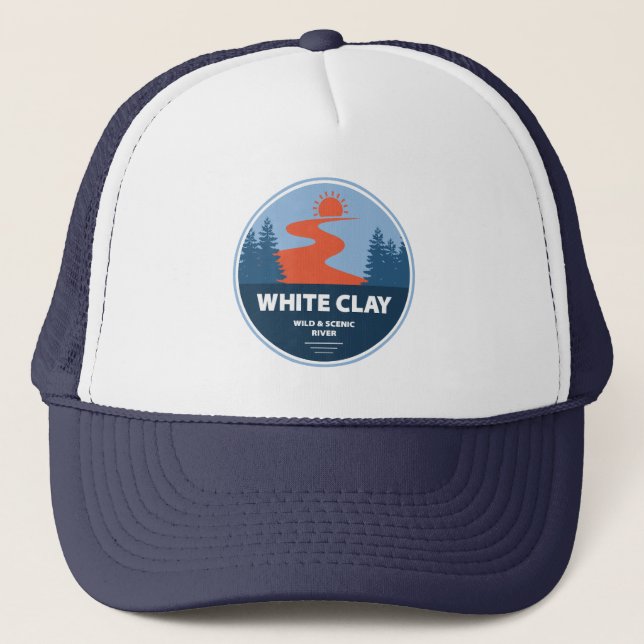 White Clay Wild And Scenic River Trucker Hat (Front)