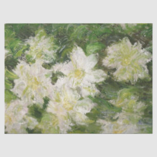 White Clematis by Claude Monet Tissue Paper