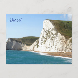 White Cliffs along Jurassic Coast, Dorset, England Postcard