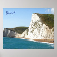 White Cliffs along Jurassic Coast, Dorset, England