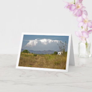 White Cloud over Mountain Card