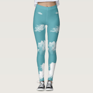 White Clouds Leggings