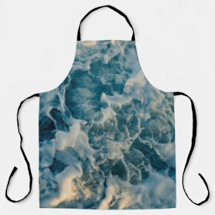 WHITE CLOUDS ON BLUE SKY APRON