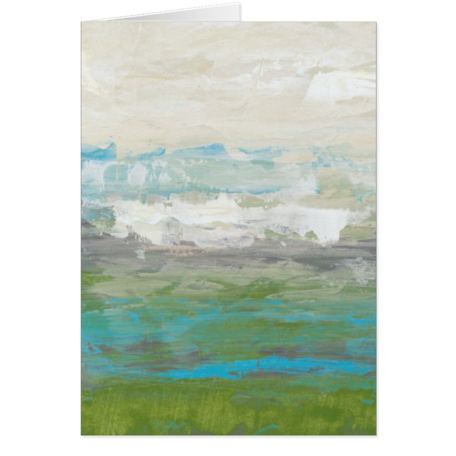 White Clouds Overlooking Beautiful Landscape (Front)