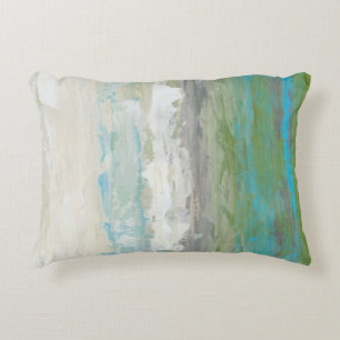 White Clouds Overlooking Beautiful Landscape Decorative Cushion