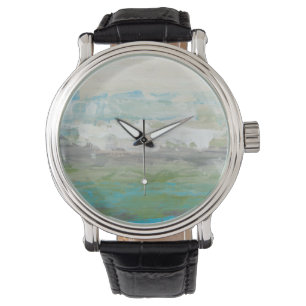 White Clouds Overlooking Beautiful Landscape Watch