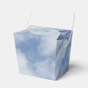 White Clouds Take Out Favour Box