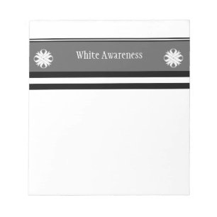 White Clover Ribbon by Kenneth Yoncich Notepad