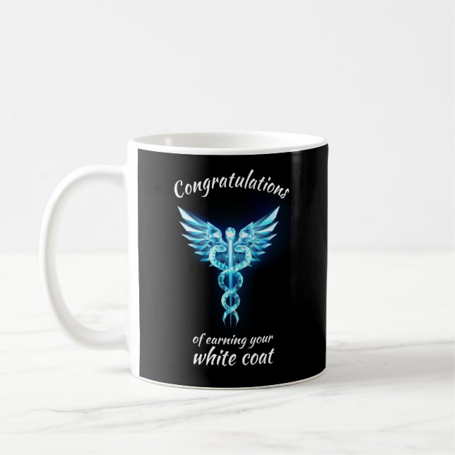 White Coat Ceremony Crystal Medical  Coffee Mug (Left)