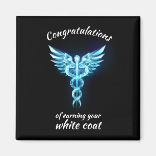 White Coat Ceremony Crystal Medical  Magnet