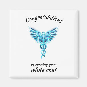 White Coat Ceremony Crystal Medical Magnet