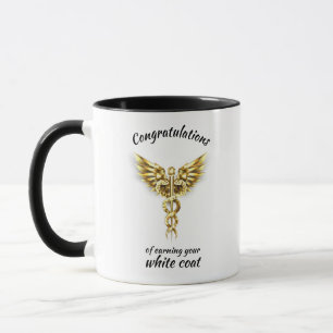 White Coat Ceremony Gold Medical Mug